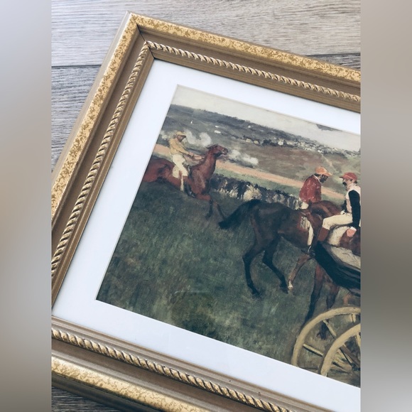 The Race Course: Amateur Jockeys Near a Carriage, 1876-1887 By Edgar Degas - Picture 4 of 10